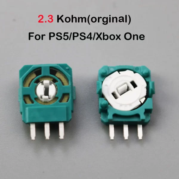 New PS5 PS4 Controller Trimmer Potentiometer Micro Switch Motion Sensor Replacement, for Sony PlayStation 4 5 Xbox One Wireless Controllers, 2.3K 10K Oms Yellow Green Black JoyStick Axis Resistors Trim Pots Repair Spare Parts - Image 2
