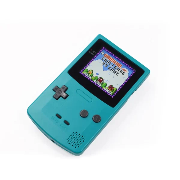 GameBoy Color GBC IPS LCD Backlight Screen Mod Kit with Custom Housing Case Shell Full Set Replacement, Large Display with Backlit Retro Pixel OSD Menu 178 Degree View Glass Screen Lens Cover Accessories - Image 4