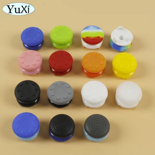 New Xbox One 360 Controller Heightened Thumb Stick Grip Colorful Joystick Extender Cap, for Sony PlayStation 4 5 PS5 PS5 Xbox One S Series Controllers, Anti-Slip Height-Increasing Silicone ThumbStick Protective Cover Accessories - Image 3