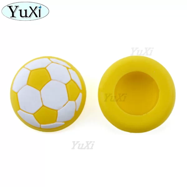 New Xbox One 360 Series Controller Nonslip Silicone Thumb Stick Grips Football Style, for Sony PlayStation 3 4 5 P5 PS4 PS3 Xbox One S Series X / S Controllers, Colorful Soft Rubber ThumbStick Protective Cover Accessories - Image 5
