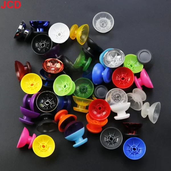 New PS5 Controller Extra Colorful ThumbStick Replacement Clear Nonslip Joystick Cover, for Sony PlayStation 5 DualSense Controllers, 3D Rocker Thumb Stick Mushroom Hat Cap Cover Shell pare Parts Accessories - Image 5