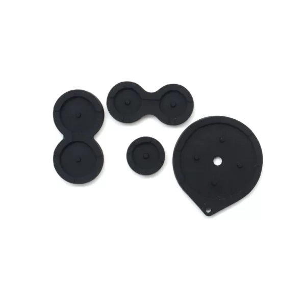 New GBA SP Buttons Conductive Rubber Pads Silicone Membranes Replacement, for Nintendo Gameboy Advance SP Original / Refurbished / Modded Console, Multi-Color Silicon A B D-Pad Keypad Conducting Mat Spare Parts Accessories - Image 6