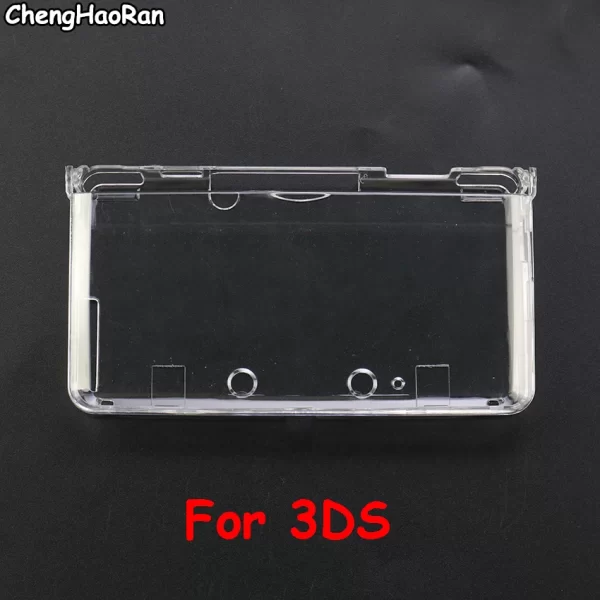 New 2DS 3DS NDSi Protective Crystal Shell Clear Hard Case, for Nintendo DSi XL New 3DS XL / LL Switch OLED Joy-Con Sony PSP PS Vita 1000 2000 3000 Consoles, Anti-Scratch Transparent All-Round Protection Housing Cover Accessories - Image 3