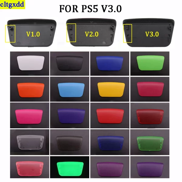 New PS5 V1 V2 V3 Controller Touchpad Replacement Cover Black / White, for Sony PlayStation 5 Wireless Dualsense Controllers BDM-010 BDM-020 BDM-030, Plastic Touch Pad Housing Shell Spare Parts Accessories - Image 2