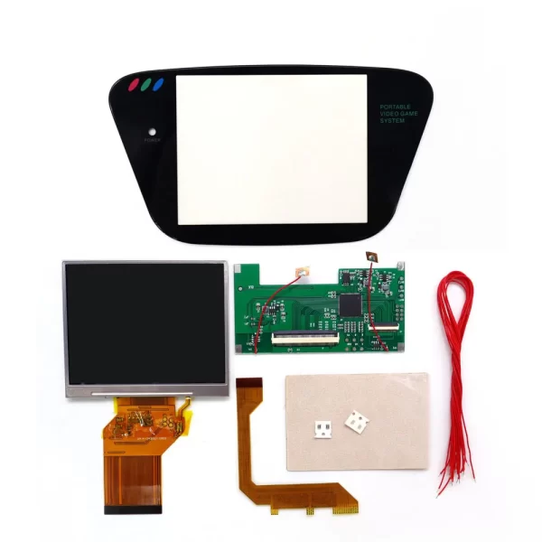 Sega Game Gear Backlight Screen LCD Mod Kit Touch Version Module Replacement, GG High-Brightness 3.5-inch 320x240 Dot by Dot Full-Screen Display Glass Screen Lens Easy Install Spare Parts Accessories - Image 6