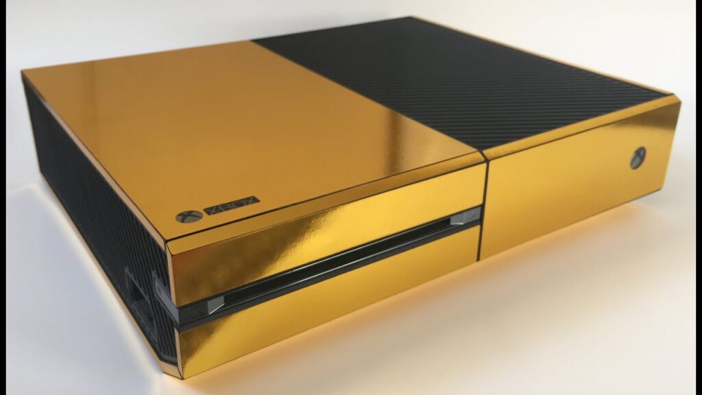 XtremeSkins Gold Xbox One Console Skin Installation and Review