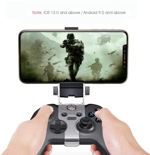 Xbox One S X Elite Controller Phone Holder Clamp iPhone 15 16 Pro Max Mount, for Xbox One Slim S/X Series 2 Wirless Controllers, 2-in-1 Foldable Adjustable Mobile Phones Clip Stand Bracket New - Image 2