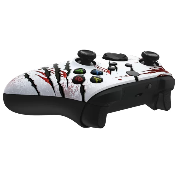 Amazing Xbox Series X S Controller Front Cover Shell Custom Top Faceplate Replacement, for Xbox Core X/S Wireless Controllers, Horror Game / Movie Theme Housing Covers Plates + Open Tool + Screws - Image 5